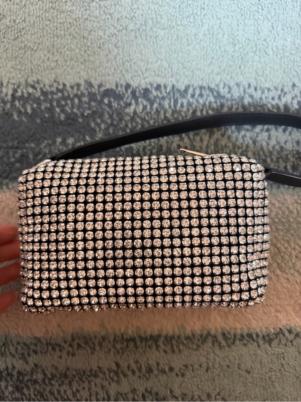 Alexander Wang Medium Rhinestone Pouch - Picture 7 of 9